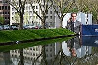 Werbung am Kögraben, Königsstraße, Düsseldorf, North Rhine-Westphalia, Germany [IBR125012300]