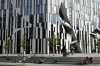 Modern building complex by architect Daniel Libeskind, Köbogen, Düsseldorf, North Rhine-Westphalia, Germany [IBR125012309]