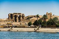 Temple complex on the Nile, Kom Ombo temple, Upper Egypt, Egypt [IBR125026146]