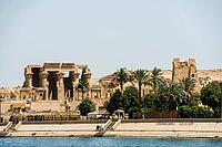 Temple complex on the Nile, Kom Ombo temple, Upper Egypt, Egypt [IBR125026153]