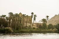 Landscape on the Nile, near Esna, Upper Egypt, Egypt [IBR125026162]
