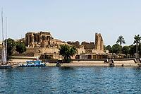 Temple complex on the Nile, Kom Ombo temple, Upper Egypt, Egypt [IBR125026173]