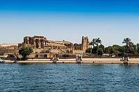 Temple complex on the Nile, Kom Ombo temple, Upper Egypt, Egypt [IBR125026174]