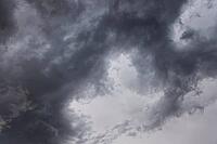Nature, sky filled with dense storm clouds, Province of Quebec, Canada [IBR125026204]