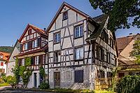 Historic buildings, houses in the Upper Town, Bregenz, Old Town, Lake Constance, Vorarlberg, Austria [IBR125030427]