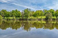 Landscape in spring at Deixlfurter See, Tutzing, Bavaria, Germany [IBR125030501]