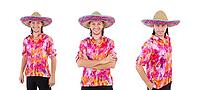 Funny mexican with sombrero hat [IBR125053186]