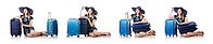 Woman planning to go on summer vacation [IBR125062205]