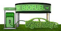 Car powered by biofuel - 3d rendering [IBR125062240]