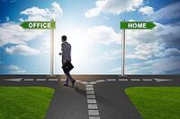 Work life or home balance business concept [IBR125062242]