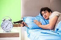 Man having trouble with his sleep [IBR125075743]