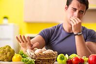 Young man in dieting and healthy eating concept [IBR125075766]