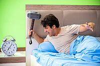 Man having trouble with his sleep [IBR125075772]