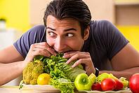 Young man in dieting and healthy eating concept [IBR125075790]