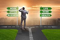 Work life or home balance business concept [IBR125094369]