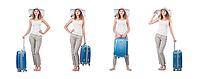 Woman planning to go on summer vacation [IBR125094417]