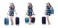 Woman planning to go on summer vacation [IBR125094419]