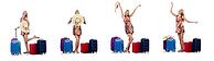 Woman preparing for travel on summer vacation [IBR125094423]