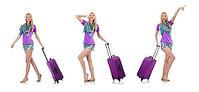 Woman preparing for travel on summer vacation [IBR125094424]