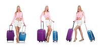 Woman preparing for travel on summer vacation [IBR125094425]
