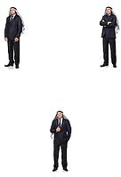 Arab businessman in suit isolated on white [IBR125117976]