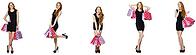 Young woman wth bags in shopaholic concept [IBR125118010]