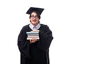 Young handsome man graduating from university [IBR125118050]