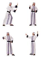 Male arab isolated on white background [IBR125118062]