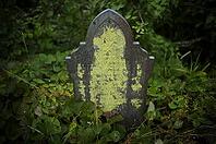 Weathered graves, headstones, municipal cemetery, Falmouth, Cornwall, England, Great Britain, Great Britain [IBR125163354]