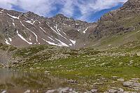 Lago Campaccio, mountain lake, Valdisotto, Sondrio, Italy [IBR125163404]