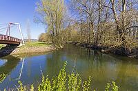 View of the source river Weisser Main with the footbridge over the confluence [IBR125180306]