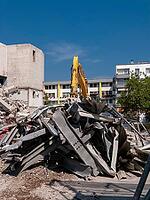 Steel girders removed from the demolition building [IBR125180345]