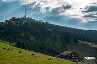 Rigi Kulm with radio tower, Arth, Switzerland [IBR125183194]