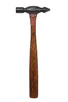 Vintage cross peen hammer over white background [IBR125188153]