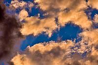 Cloudscape, Colored Clouds at Sunset near the Ocean [IBR125188166]