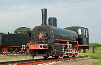 Soviet Soft sign series pony steam engine, 3/4 view [IBR125188178]