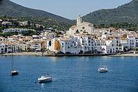 Village Cadaques on Costa Brava Catalonia Spain europe [IBR125188184]