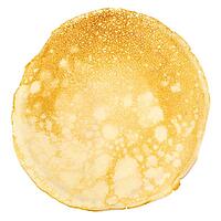 Pancake isolated on white background [IBR125188219]