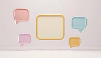 Large Quote Box Frames With Empty Templates For Creating Visually Appealing Blog Quotes, Featuring Various Symbols And Creative Design Elements, AI generated [IBR125195678]
