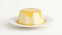 Creamy Custard Pudding Made With Eggs, Sugar, And Milk, Typically Baked Until Set And Served Chilled. A Classic And Delicious Dessert, AI generated [IBR125195705]