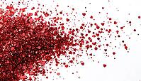 Glittering Magic In Crimson: Sparkling Poster Background Enhanced With Sequins And Shiny Elements, AI generated [IBR125195733]