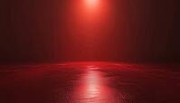 Red Ombre Effect: From Bright Center To Dark Edges With Subtle Highlight. Texture Has A Slight Roughness, AI generated [IBR125195737]