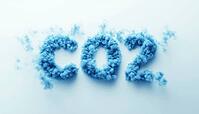 White Co2 Sticker: Representing Carbon Dioxide Emissions Or Logo On A White Background. Ideal For Awareness And Sustainability Campaigns, AI generated [IBR125195748]