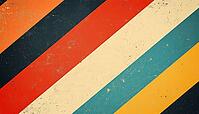 Retro Vintage Striped Posters: Samples From The 1970s To 1990s, Featuring Shapes And Graphics From The 70s, 80s, And 90s, AI generated [IBR125195754]