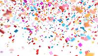 Colorful Confetti Pattern For Birthday Celebrations, Parties, And Carnivals. Abstract And Fun Graphics With Carnival Theme. Perfect For Festive Events, AI generated [IBR125195767]