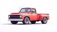 Inspiration For Pickup Truck Emblems: A Logo Design Blend Of Car, Adventure, And Auction Themes For Creative Ideas, AI generated [IBR125200701]