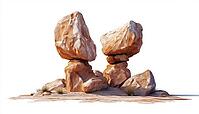 Sculpted Rock Structures Surrounding Marble Canyon Arizona - This Description Highlights The Naturally Formed Rock Formations Found Near Marble Canyon In Arizona, AI generated [IBR125200708]