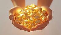 The Precious Gold Ore Discovered In The Mine Is Being Held By Males. The Valuable Mineral Is Under Their Control, AI generated [IBR125200722]