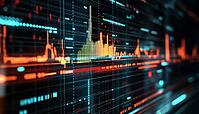Digital Images Of Notification Bars, Graphs With Changing Numbers, And Trading Boards Over A Black Background. Generated Holograms Of Reports, Business, Stock Markets, Coding, And Social Media, AI generated [IBR125200726]