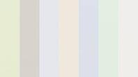 Seven equal vertical pale muted color bands representing seven invisible toxic reaction gases detected in CSB laboratory testing of chlorinated isocyanurate decomposition, near-white palette visualizing undetectable lethal chemical hazards, industrial saf [IBR125200744]